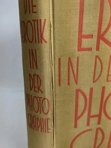 Buch: Die Erotik in der Photographie, Ernst Wulffen, 1931, unvollständig