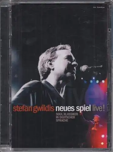 Musik-DVD: Stefan Gwildis. Neues Spiel. Live. 2004, gebraucht, gut