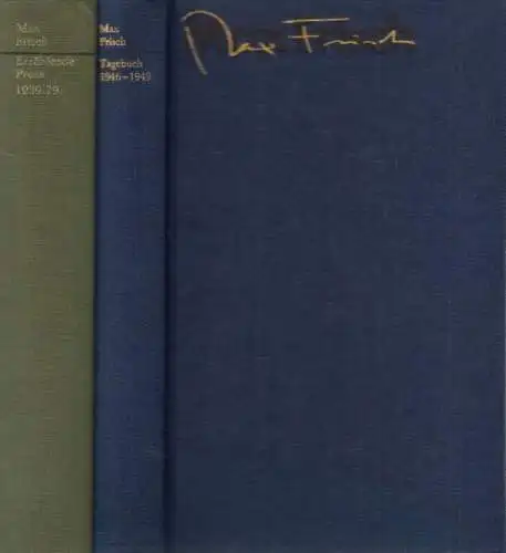 Buch: Tagebuch 1946-1949 / Erzählende Prosa 1939-79, Frisch, Max. 2 Bände