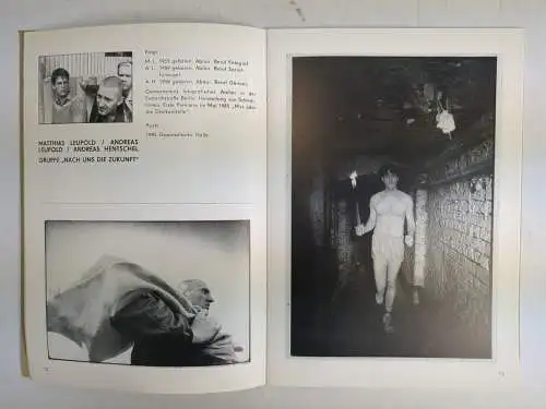 Heft: Junge Fotografen der achtziger Jahre, 1985, Galerie Mitte, Galerie Oben