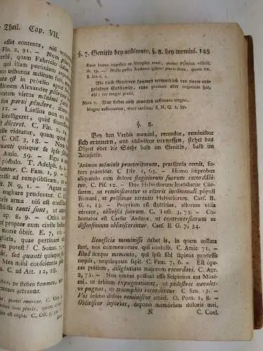 Buch: Practische Grammatik der lateinischen Sprache. Bröder, C.G., 1787, Crusius