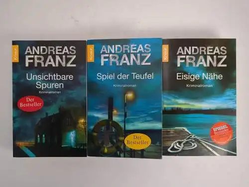 Buch: Kieler Reihe (komplett), Andreas Franz, 3 Bände, Spuren, Teufel, Nähe
