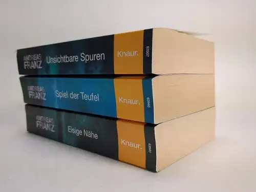 Buch: Kieler Reihe (komplett), Andreas Franz, 3 Bände, Spuren, Teufel, Nähe