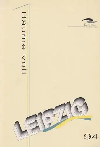 Buch: Räume voll Leipzig '94, 1994, TANGENT Verlag, gebraucht, sehr gut