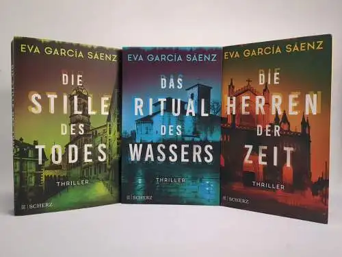 Buch: Inspector Ayala Trilogie, Eva  Garcia Saenz, Stille, Ritual, Zeit, 3 Bände