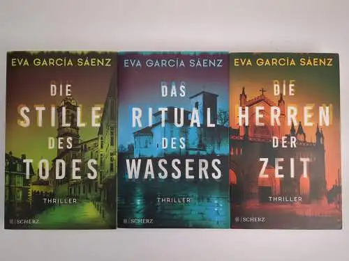 Buch: Inspector Ayala Trilogie, Eva  Garcia Saenz, Stille, Ritual, Zeit, 3 Bände