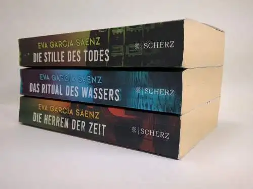 Buch: Inspector Ayala Trilogie, Eva  Garcia Saenz, Stille, Ritual, Zeit, 3 Bände