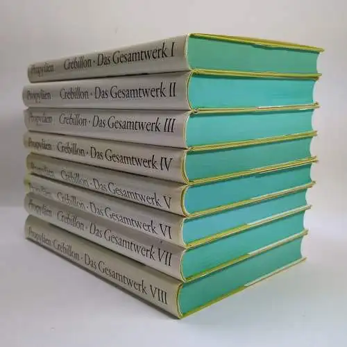 Buch: Crebillon der Jüngere - Das Gesamtwerk in acht Bänden , Propyläen, 8 Bände
