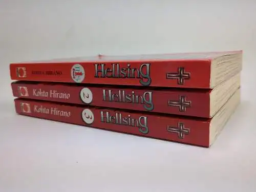 Manga: Hellsing Nr. 1-3, Kotha Hirano, Panini, 3 Bände, gebraucht, gut