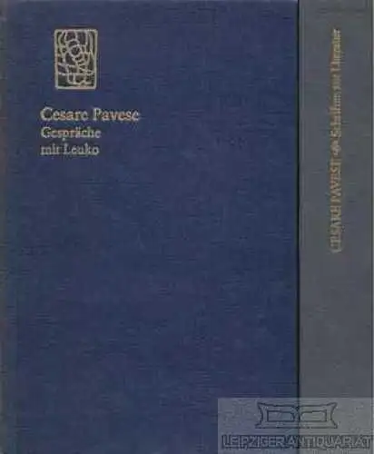 Buch: Gespräche mit Leuko. Schriften zur Literatur, Pavese, Cesare. 2 Bände