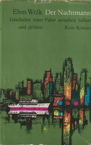 Buch: Der Nachtmann, Welk, Ehm. 1962, Hinstorff Verlag, Werke in Einzelausgaben
