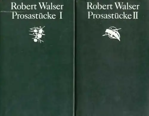 Buch: Prosastücke. Band I / II, Walser, Robert. 2 Bände, 1978, gebraucht, gu 697