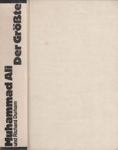 Buch: Der Größte, Ali, Muhammad / Durham, Richard. 1977, Verlag Volk und Welt