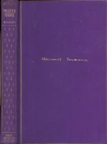 Buch: Mutter Marie, Mann, Heinrich. Gesammelte Werke, 1927, Paul Zsolnay Verlag