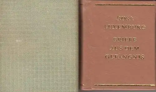 Buch: Briefe aus dem Gefängnis, Luxemburg, Rosa, 1971, Offizin Andersen Nexö