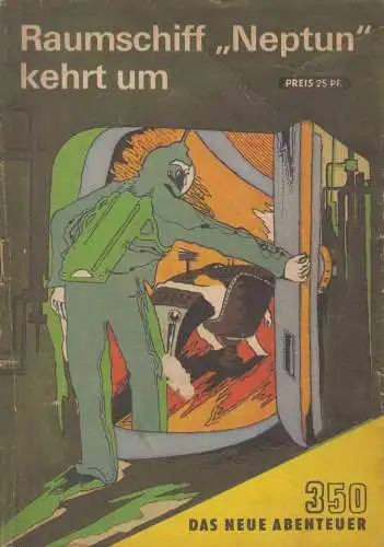 Buch: Raumschiff Neptun kehrt um, Dittfeld, Hans-Jürgen, 1975 Verlag Neues Leben