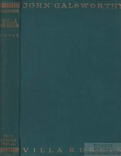 Buch: Villa Rubein, Galsworthy, John. Gesammelte Werke, 1931, Roman