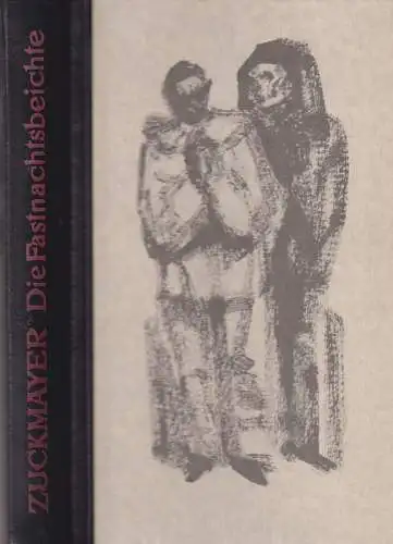 Buch: Die Fastnachtsbeichte, Zuckmayer, Carl. Ca. 1960, Bertelsmann Lesering