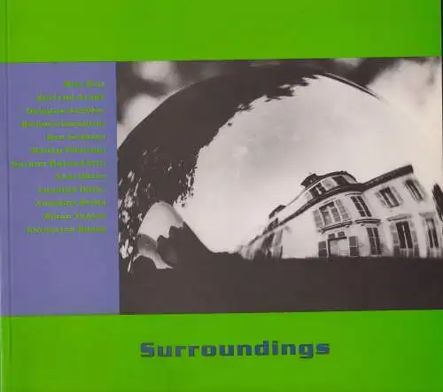 Buch: Surroundings, Witzmann, Pia, 1996, Museum Fridericianum, gebraucht