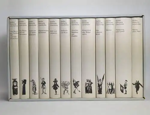 Buch: Siedler Deutsche Geschichte, Wolfram. 12 Bände, 1994, gebraucht, sehr gut