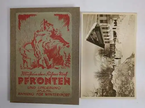 Buch: Illustrierter Führer durch Pfronten und Umgebung, Holl, 1924, Steinhauser