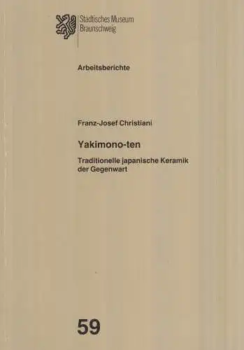 Buch: Yakimono-ten - Traditionelle japanische Keramik der Gegenwart. 1989