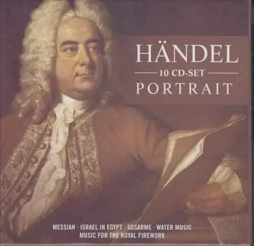 CD-Box: Georg Friedrich Händel, Portrait. 2009, Messiah, Israel in Egypt u.a.