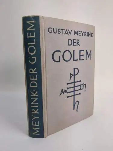 Buch: Der Golem, Meyrink, Gustav. 1915, Carl Schünemann Verlag