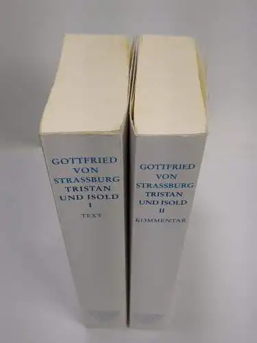 Buch: Tristan und Isold I + II, Gottfried von Straßburg, 2021, 2 Bände