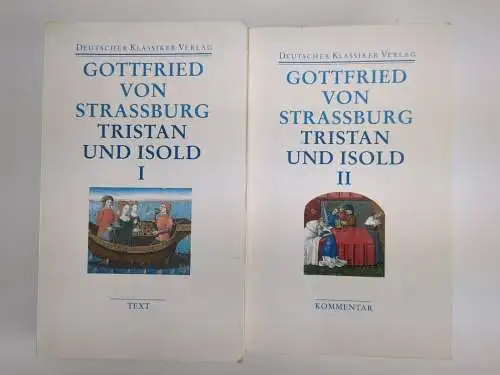 Buch: Tristan und Isold I + II, Gottfried von Straßburg, 2021, 2 Bände