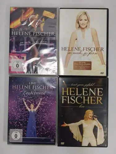 4 DVDs + 5 CDs Helene Fischer: Farbenspiel, Zaubermond, So wie ich bin, Mut ...