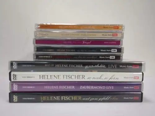 4 DVDs + 5 CDs Helene Fischer: Farbenspiel, Zaubermond, So wie ich bin, Mut ...