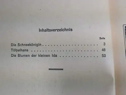 Buch: Die Schneekönigin, Märchen, Hans Christian Andersen, Enßlin & Laiblin