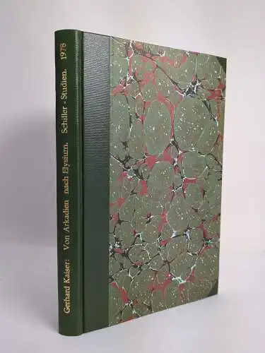 Buch: Von Arkadien nach Elysium, Gerhard Kaiser, 1978, Vandenhoeck & Ruprecht