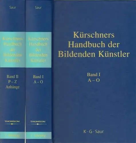 Buch: Kürschners Handbuch der Bildenden Künstler, 2005, K. G. Saur Verlag