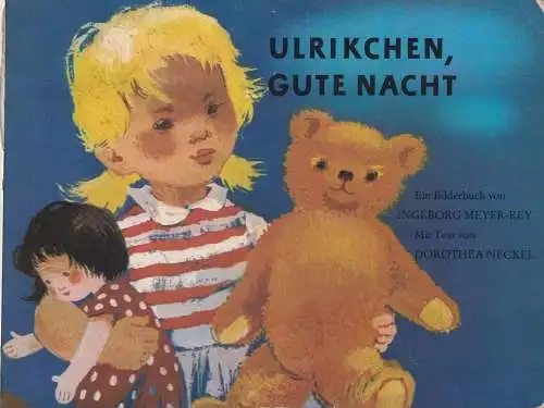 Buch: Ulrikchen, gute Nacht, Neckel, 1979, Der Kinderbuchverlag, gebraucht, gut