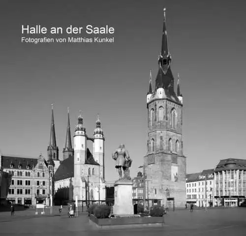 Buch: Halle an der Saale, Fotografien von Matthias Kunkel, 2016, signiert!