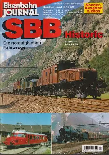 Eisenbahn Journal Sonderausgabe 3/2003, SBB Historie, Die nostalgischen Fahrzeug