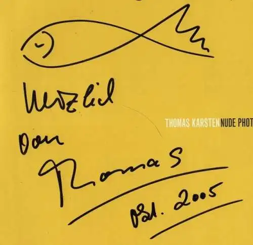 Buch: Nude Photographs, Karsten, Thomas, 2005, signiert, gebraucht, sehr gut