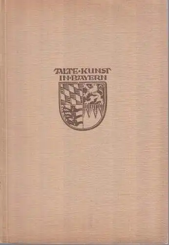 Buch: Malerei in der Oberpfalz, Röttger, 1927, Benno Filser, Bayern, gut