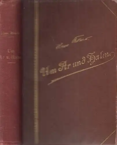 Buch: Um Ar und Halm, Roman. Richter, Hans, Deutsches Verlagshaus Bong & Co.