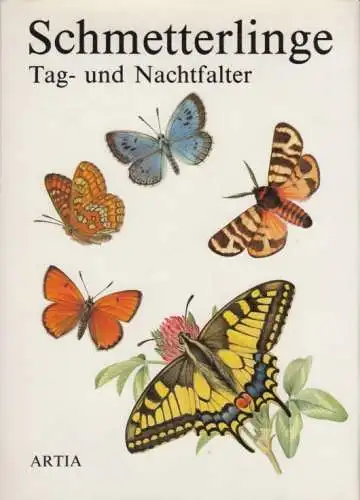 Buch: Schmetterlinge, Novak, Ivo. 1986, Artia Verlag, Tag- und Nachtfalter