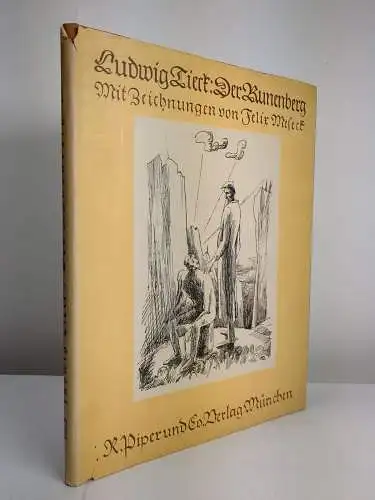 Buch: Der Runenberg. Tieck, Ludwig, Piper, 1922, Bilder von Felix Meseck