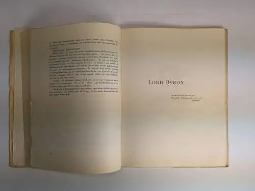 Buch: Jean-Jacques Rousseau, Lord Byron, Karl Stauffer, G. Vorberg, 1923, Gmelin