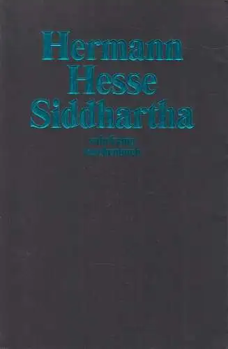 Buch: Siddhartha, Hesse, Hermann, Suhrkamp Verlag, 1999, gebraucht, gut