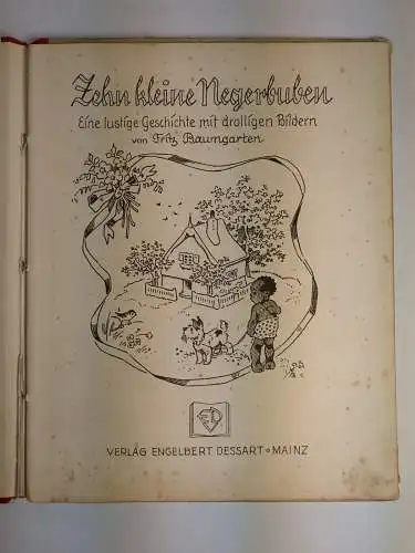 Buch: Zehn kleine Negerbuben, Fritz Baumgarten, Engelbert Dessart Verlag