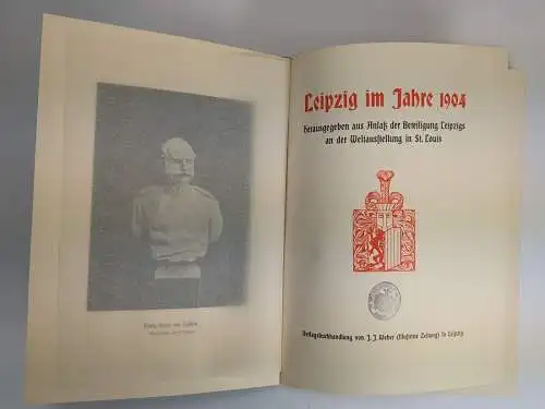 Buch: Leipzig im Jahre 1904, J. J. Weber, gebraucht, gut, Nr. 376