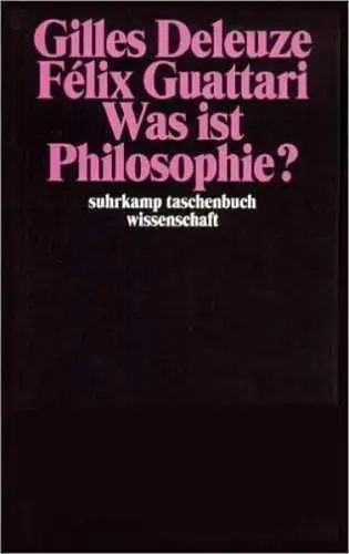 Buch: Was ist Philosophie?, Deleuze, Gilles, 2003, Suhrkamp, gebraucht, sehr gut