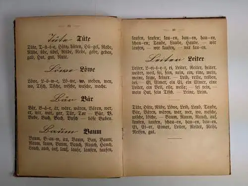 Buch: Erstes Lesebuch, 1. und 2. Teil, Klauwell / Martin, 1907, Brandstetter