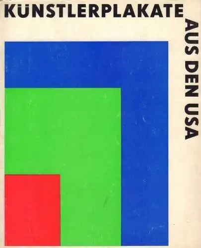 Buch: Künstlerplakate aus den USA, Staatl. Kunstsammlung Dresden, Hrsg